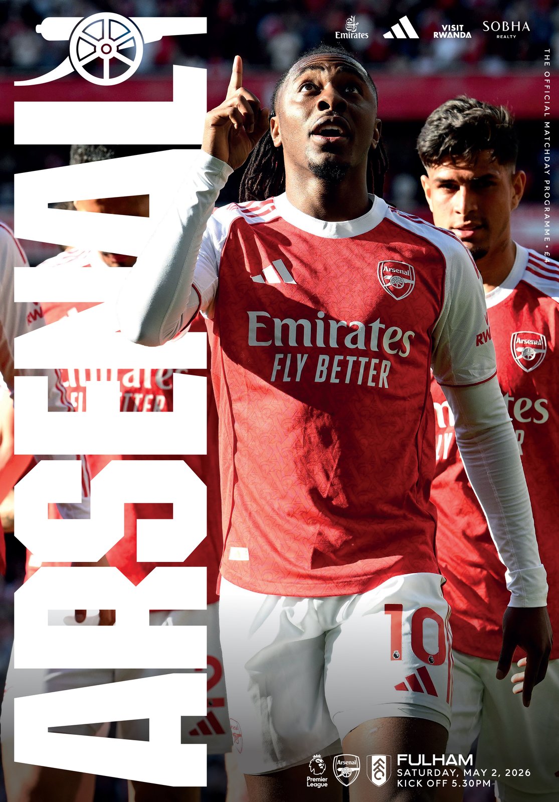 記念グッズ Arsenal Official Matchday Programme ARSENAL V FULHAM | SUNDAY MAY 2 | Arsenalprogrammes